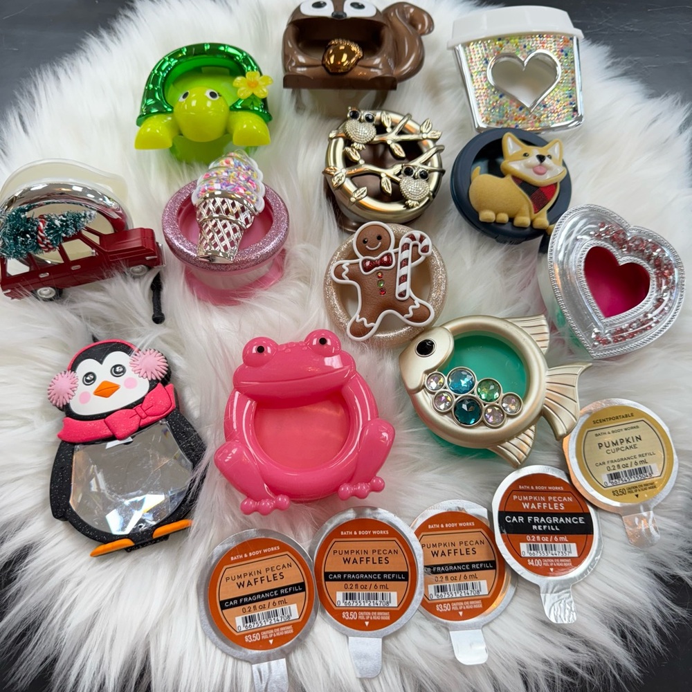 Assorted Bath and Body works Car Air Freshener Clips - Picture 2 of 7